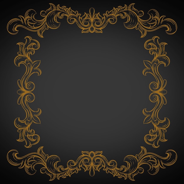 Ornament Einfache Hintergrundskizze