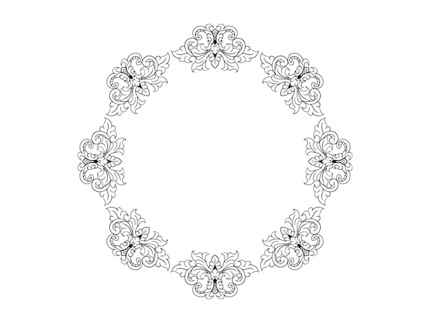 Ornamento de linha clássico