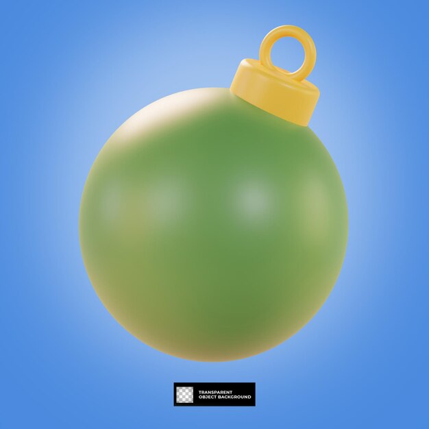 ornamento de la decoración de navidad 3d