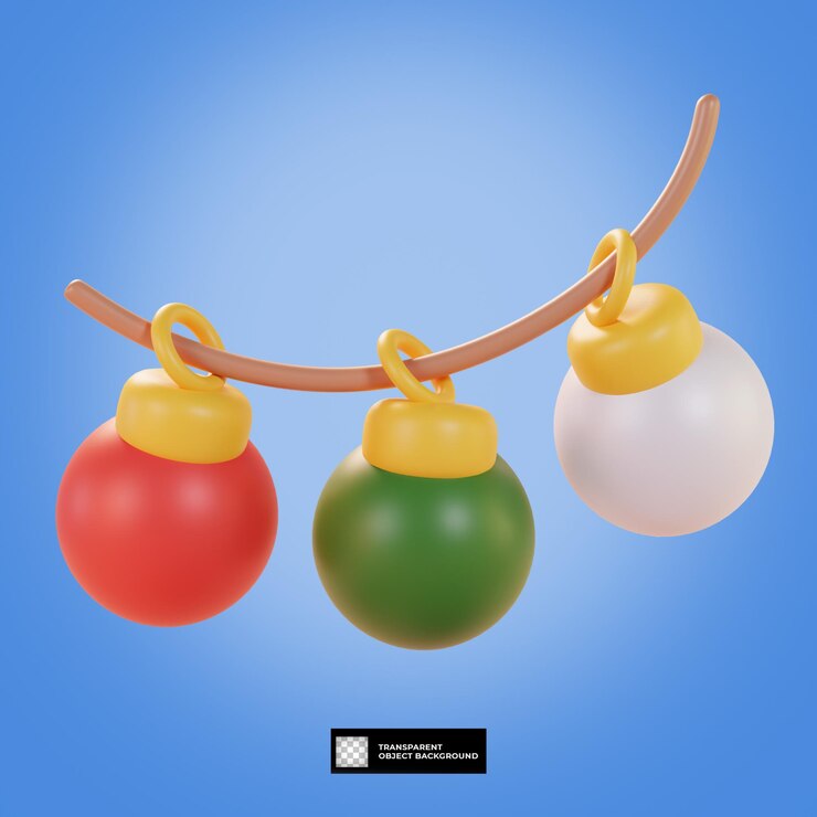 ornamento de la decoración de navidad 3d