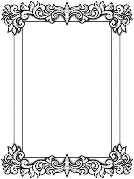Ornamento Esbozo sencillo de fondo