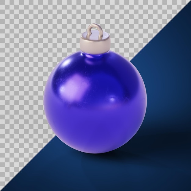Ornamento estilizado de Natal azul