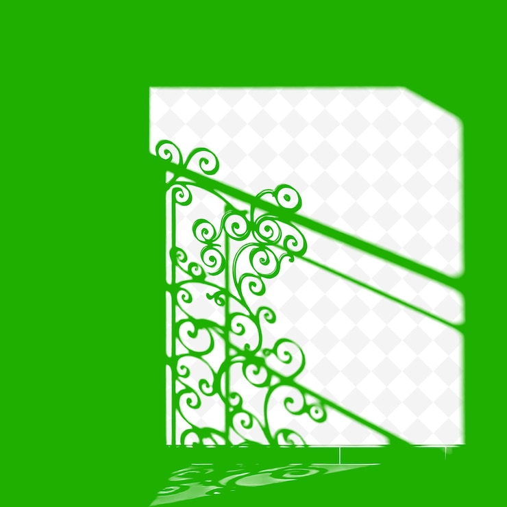 PSD ornamento griglia di ferro ombra casting modelli geometrici intricati png ombra cast illustrazioni