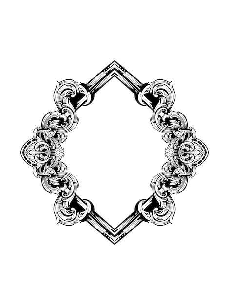 Ornamento Ilustración vintage