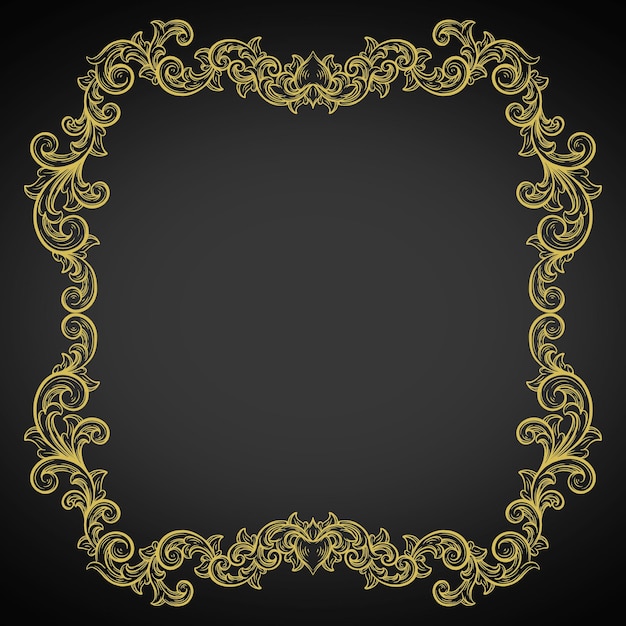 Ornamento Matrimonio Floreale Vintage Semplice