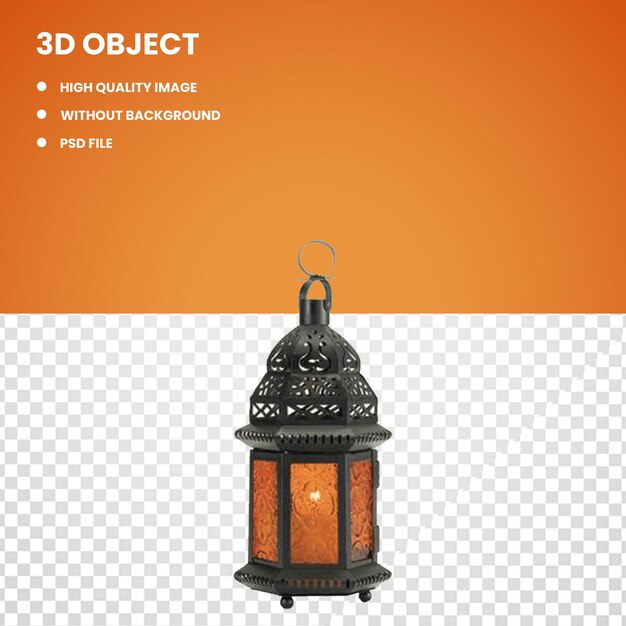 PSD ornamentos de lanterna do ramadã