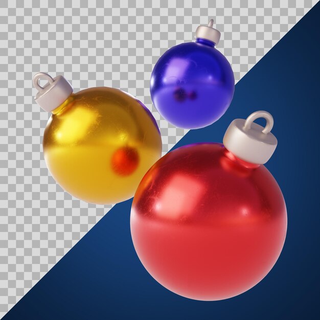 Ornamentos estilizados de Natal