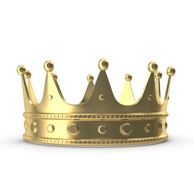 Ornement de couronne dorée personnalisable pour les dessins décoratifs royaux