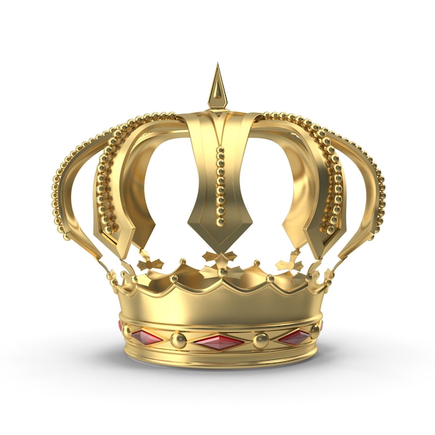 Ornement de couronne dorée personnalisable pour les dessins décoratifs royaux