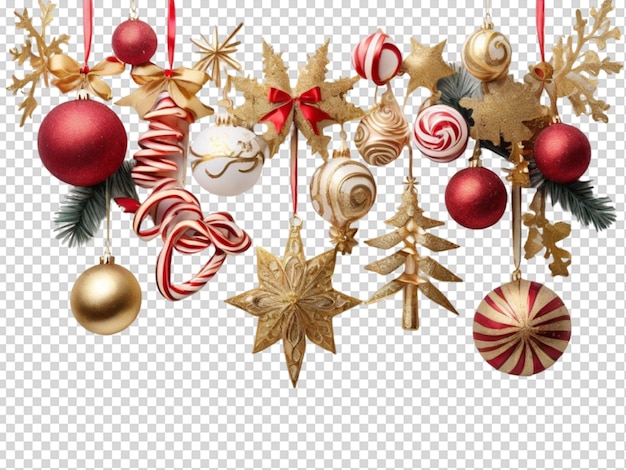 Ornement De Noël Et De Nouvel An Avec Des Paillettes En Or Png