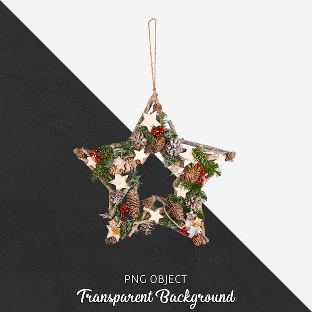 Ornement De Noël Sur Transparent