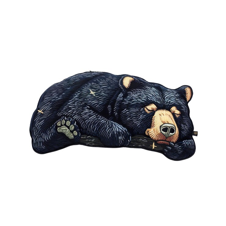 PSD orso nero addormentato su un ramo