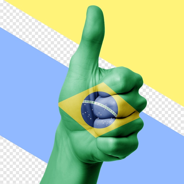 Os brasileiros levantam o polegar