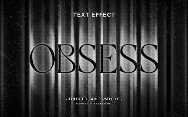 Ossessiona l'effetto del testo
