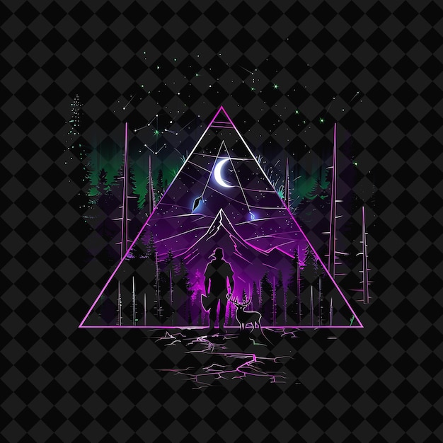 Otevřete si Kouzelné krajiny z fantasy nocí s neonovým lesem Y2K, uměním a ilustracemi se zvířecími návrhy