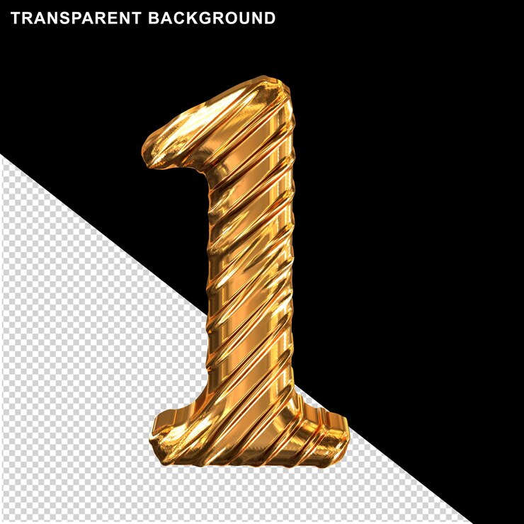 PSD ouro com nervuras número 1