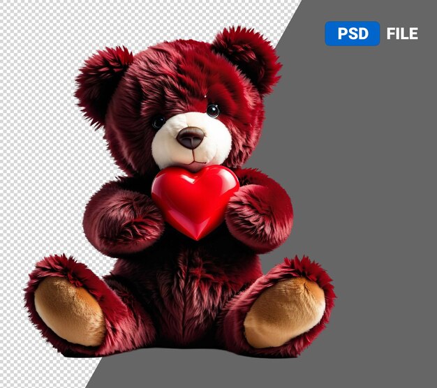 PSD un ours en peluche