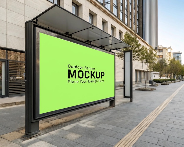 Outdoor-Banner-Modell
