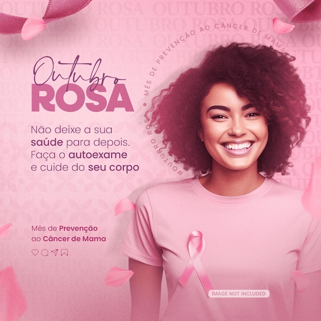 Outubro rosa combate ao câncer de mama outubro rosa