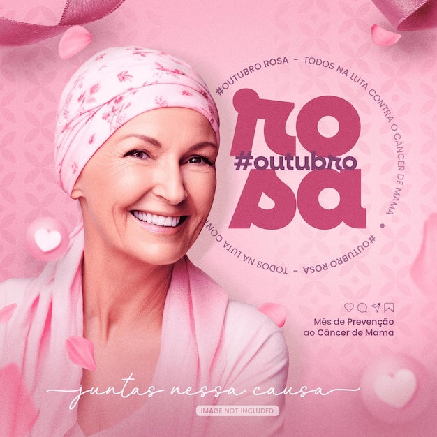 Outubro Rosa Combate ao câncer de mama Outubro Rosa