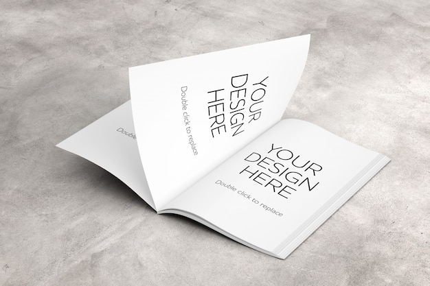 Ouvrir le magazine maquette