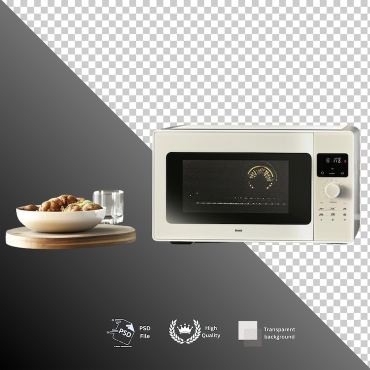 PSD oven isolated on transparent background