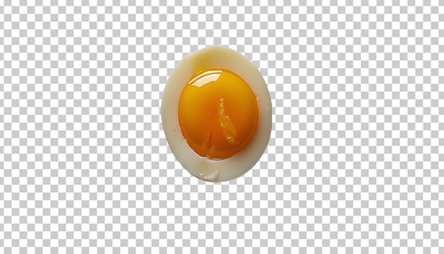 PSD ovos cozidos isolados sobre um fundo transparente