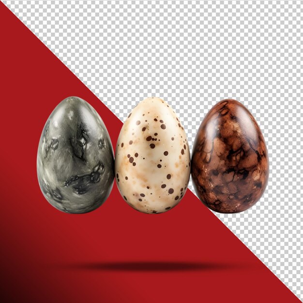 PSD ovos de páscoa em fundo transparente imagem png