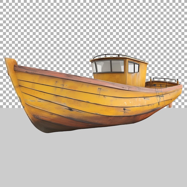 Ozean-Boot auf durchsichtigem Hintergrund Ai generiert