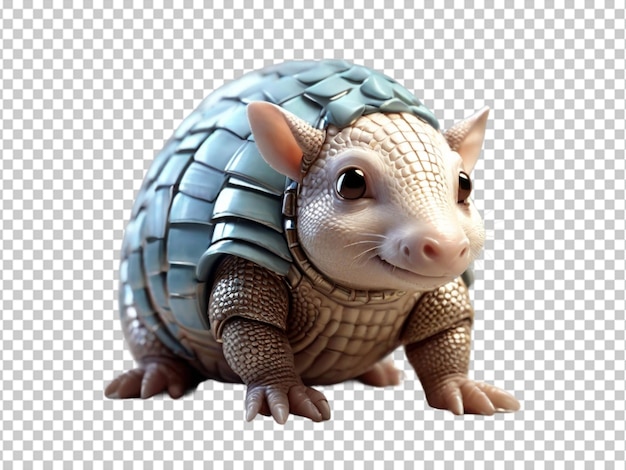 PSD p.s.d. de un armadillo