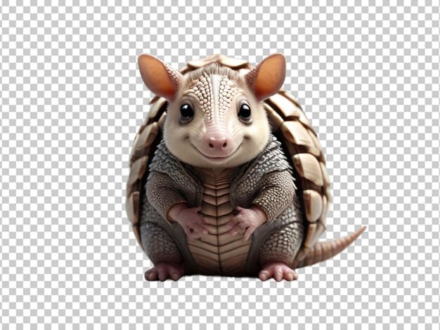 PSD p.s.d. de un armadillo