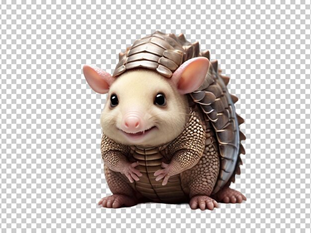 PSD p.s.d. de un armadillo