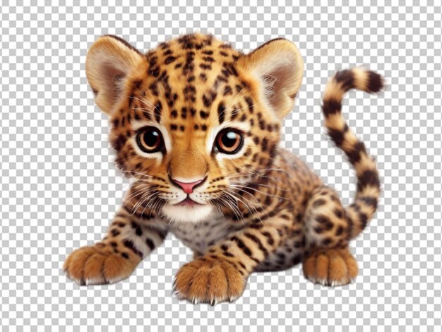 PSD p.s.d. de un leopardo muy bonito