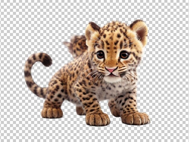 PSD p.s.d. de un leopardo muy bonito