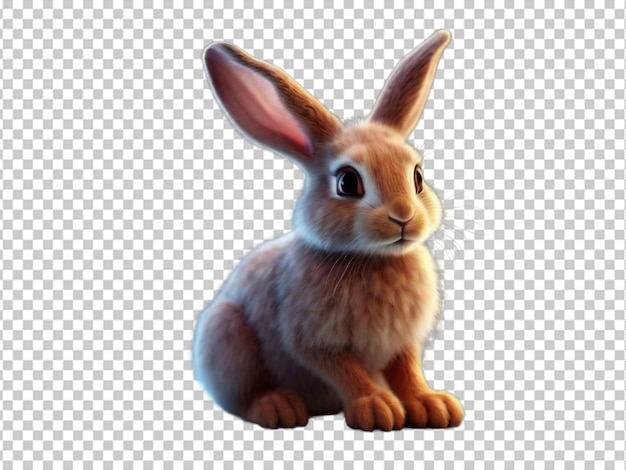 PSD p.s. d'un lapin très mignon