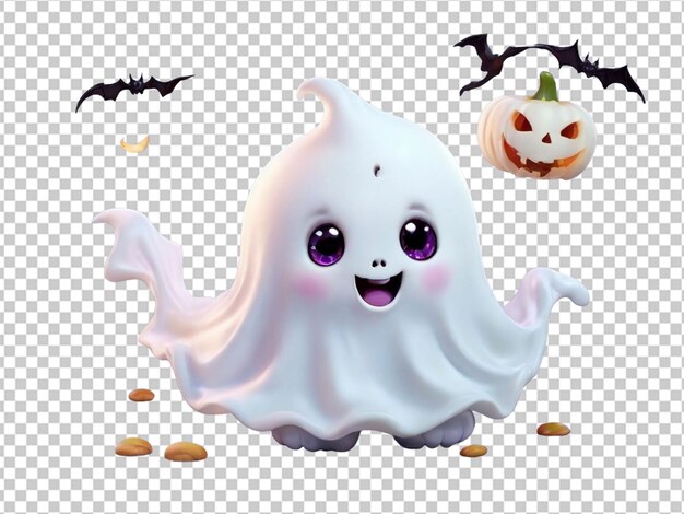 PSD p.s. del más lindo fantasma de halloween.