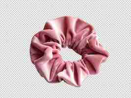 PSD p.s.d. d'un scrunchie en velours rose