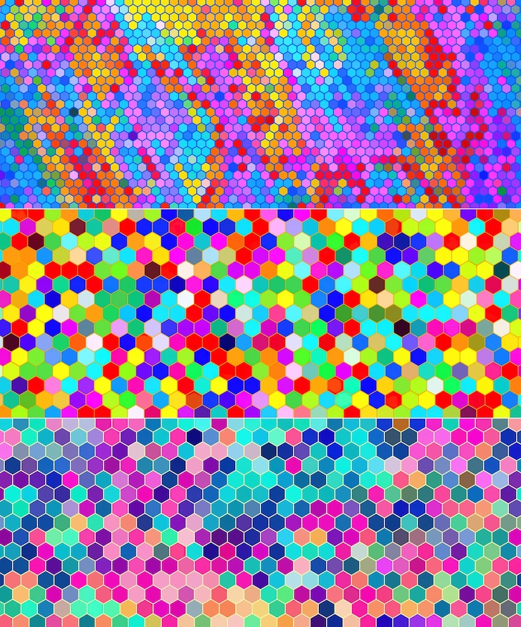 PSD pacchetto di sfondi colorati