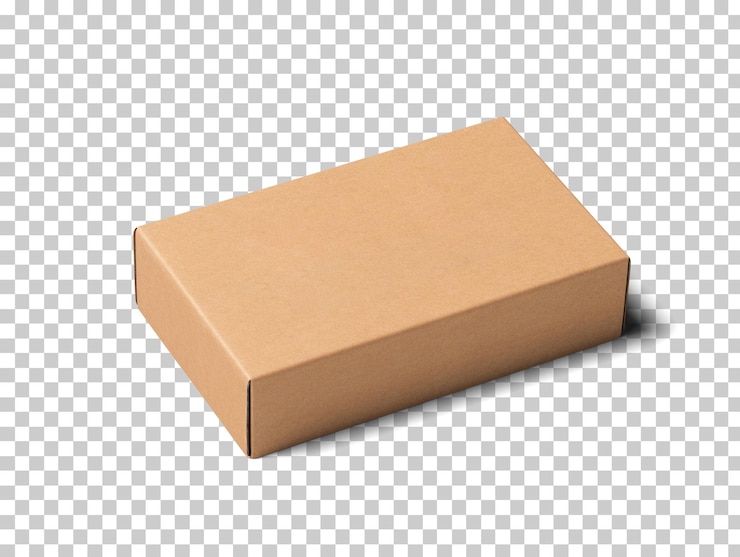 PSD pacchetto vuoto isolato su sfondo trasparente png psd