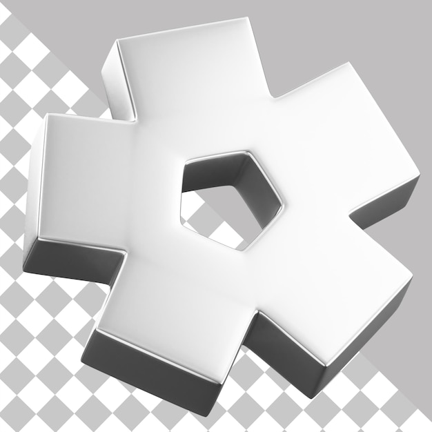 Pack chrome 3D transparente Asset y2k Element-Ikonen-Sammlung