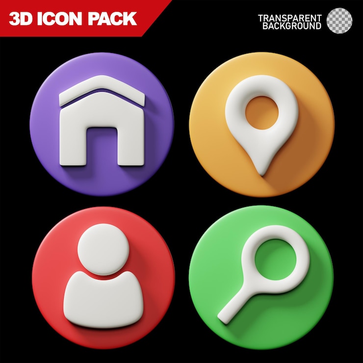 PSD pack d'icônes 3d 2
