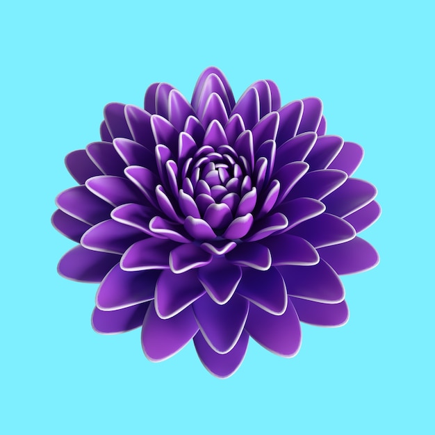 Pack d'icônes de belle fleur pourpre