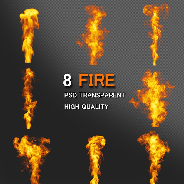 PSD pack de styles de feu