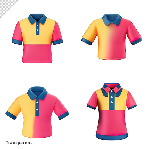 Pacote de camisa 3d