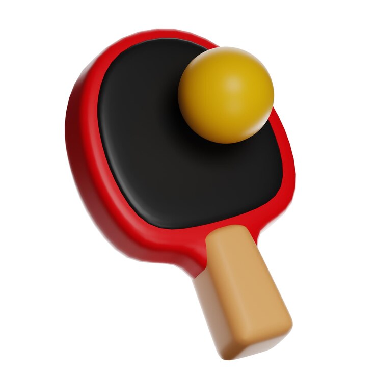 PSD paddle de tênis de mesa com bola