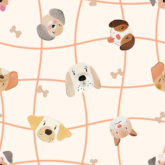 Padrão de Cão Adorável