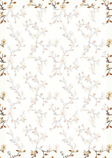 Padrão de flores de magnólia