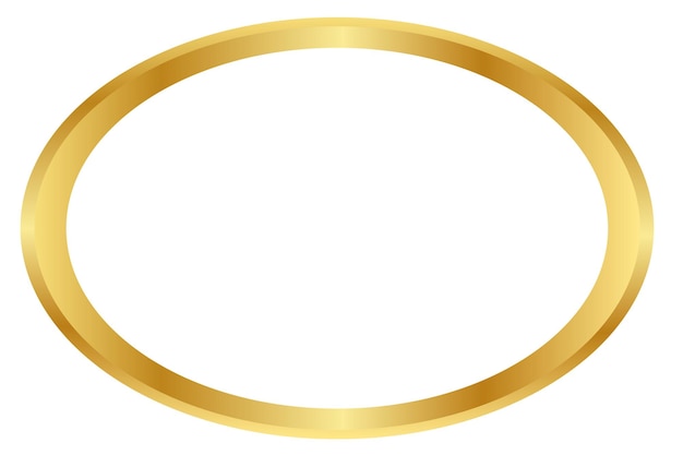 Padrão de moldura de círculo dourado
