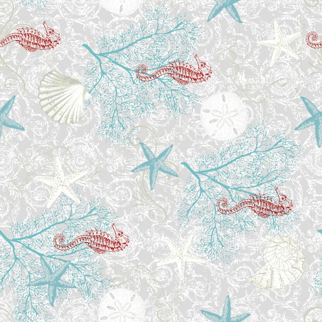 Padrão de NatalRamos e elementos de design de Natal