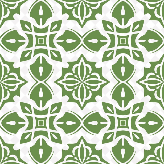 PSD padrão sem costura com folhas verdes sobre um fundo verde